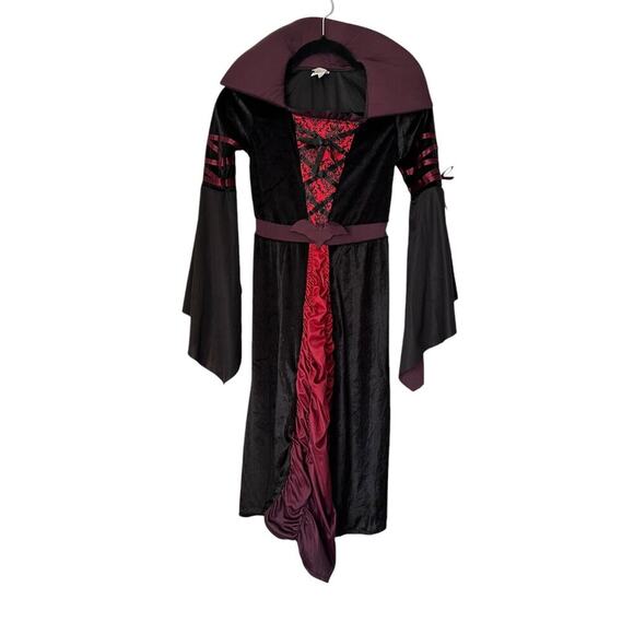 Spooktacular Creations Girls Size M Vampire Halloween Dress Up Costume Party - Picture 1 of 12